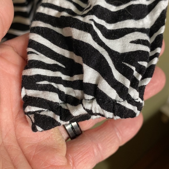 NWT MICHAEL KORS Zebra Print Blouse - Picture 8 of 11